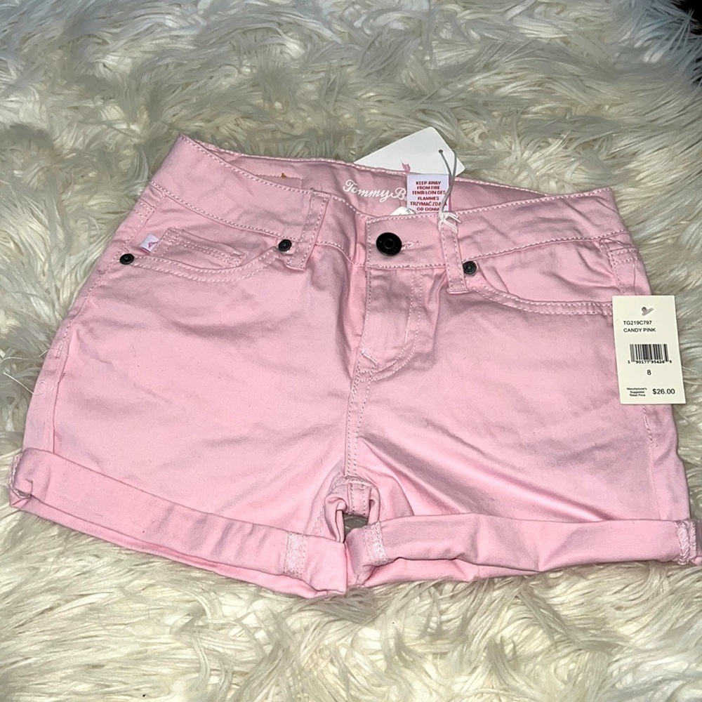 Pretty in Pink Jean Shorts